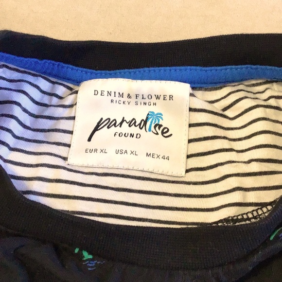 *donated* Palm Tree 🌴 tropical themed Men’s Tee size XL - Picture 3 of 7